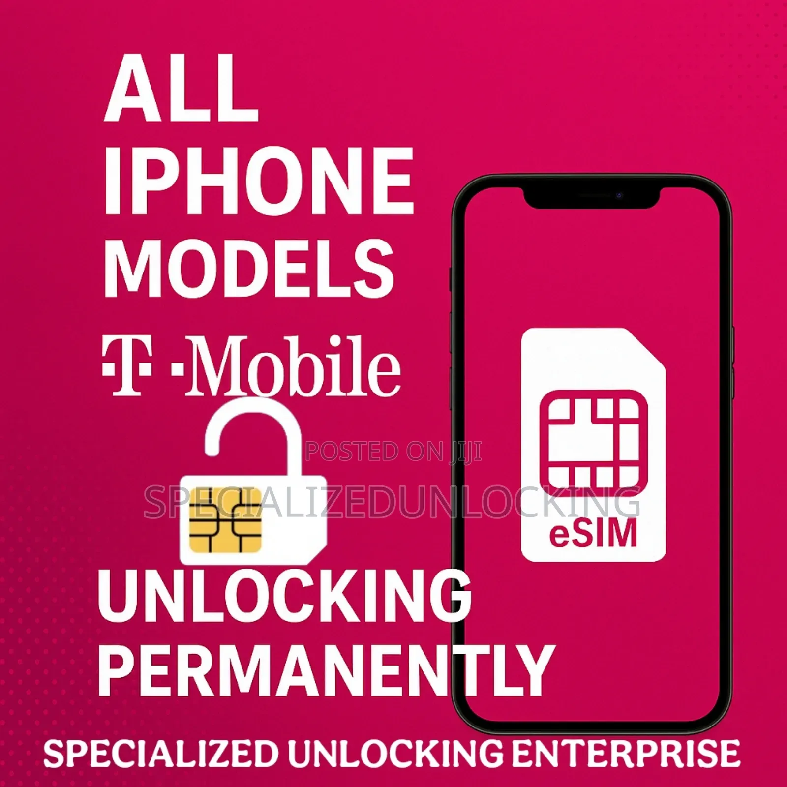 All iPhones T-Mobile Esim Unlocking Permanently