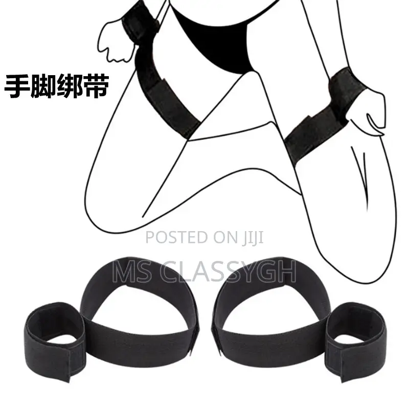 Sm Fun Split Leg Hand and Foot Cuffs One-Word Bondage