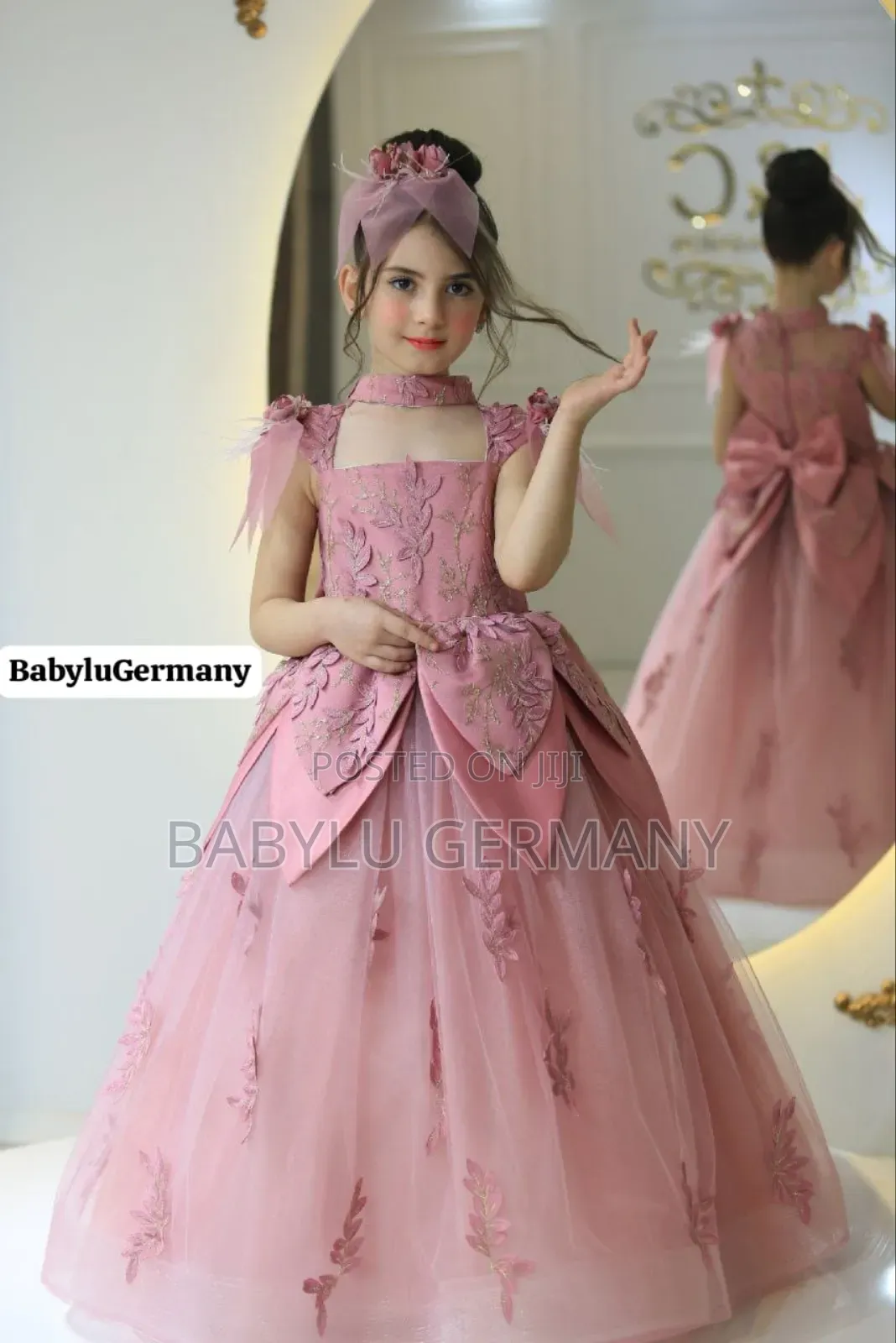 Luxury Brand Imported Pink Princess Ball Gown Dress