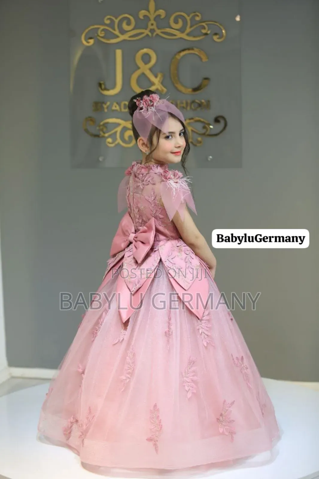 Luxury Brand Imported Pink Princess Ball Gown Dress