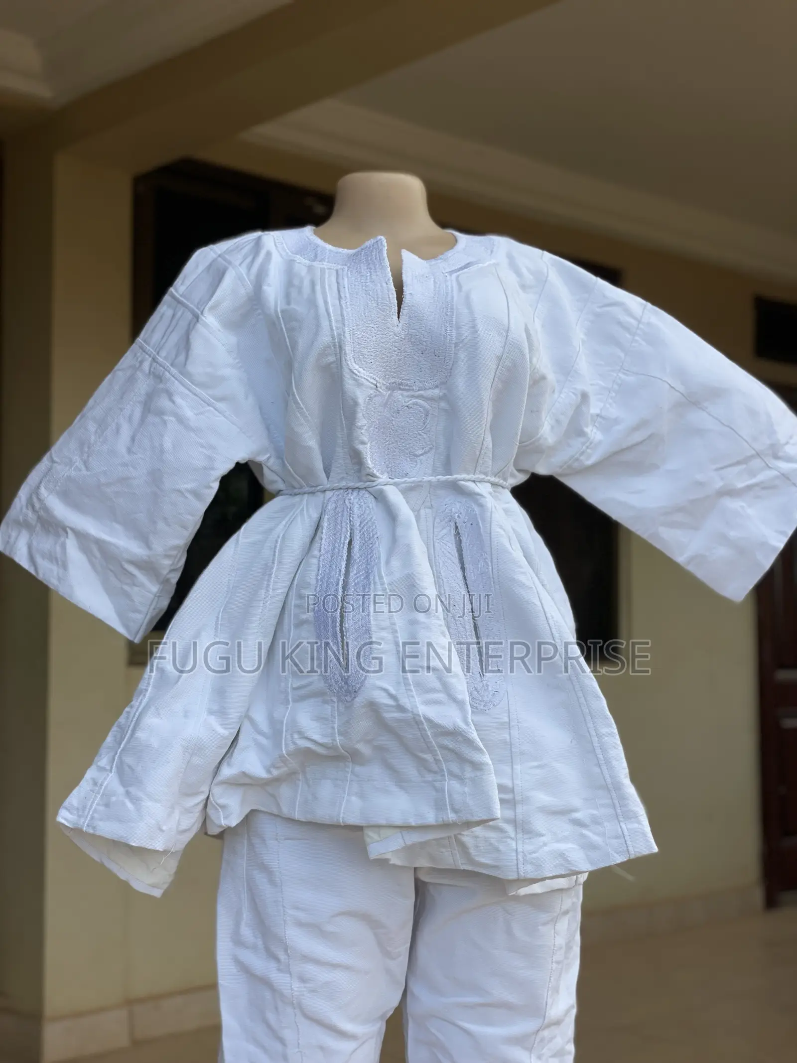 All White Fugu for Both Ladies Up and Down