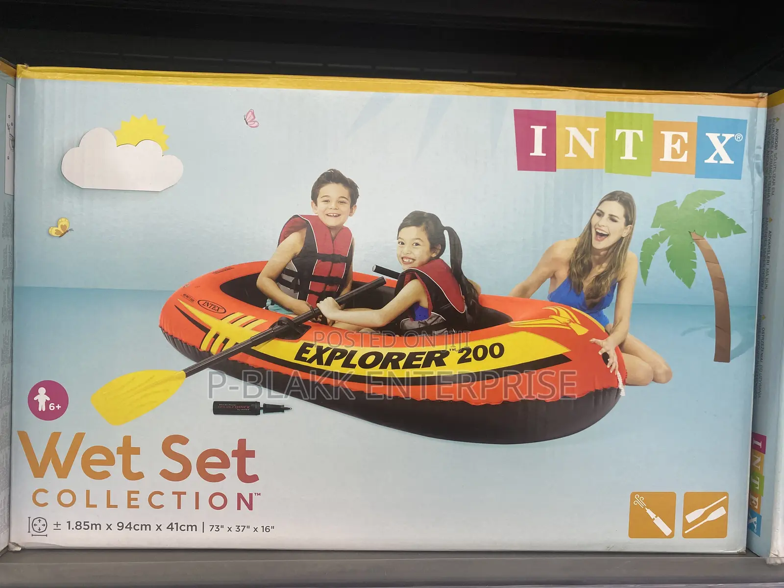 Inflatable Boat 185*94*41cm Explorer 200