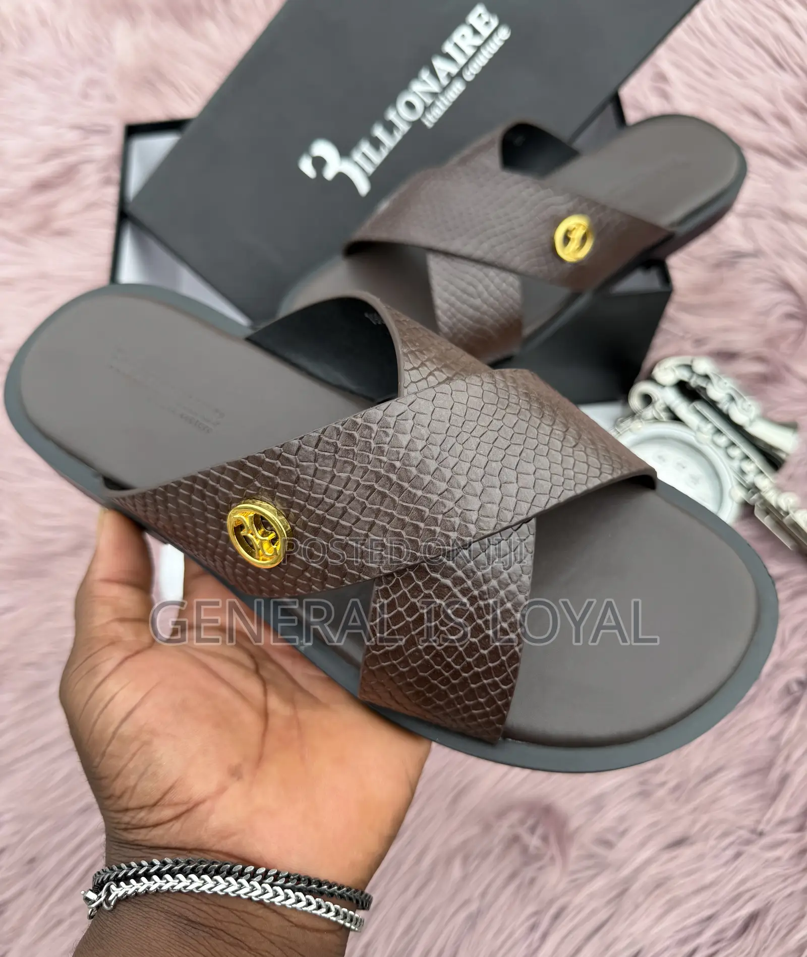 Billionaire Cross Slippers