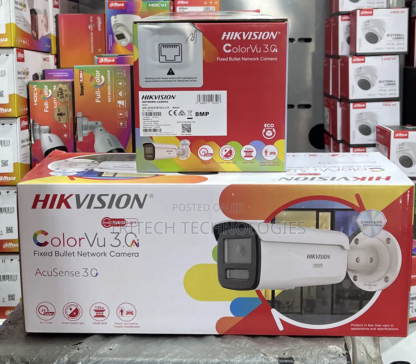 Hikvision 8mp Full Color Ds-2cd2t87g3-Liy (3.0 New)Bullet