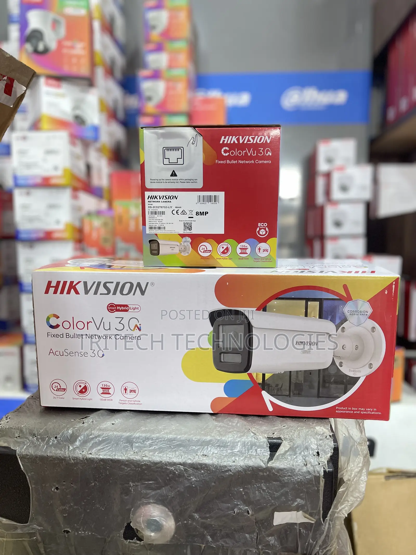 Hikvision 8mp Full Color Ds-2cd2t87g3-Liy (3.0 New)Bullet