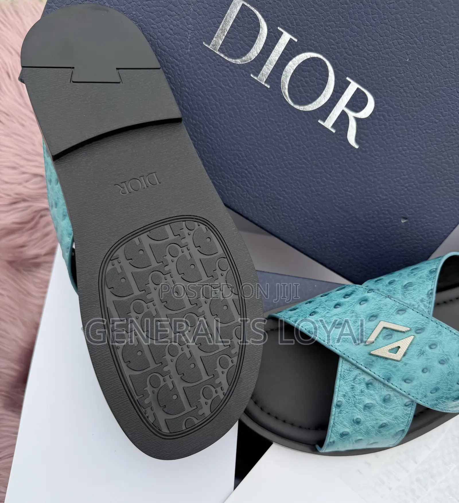 Dior Cross Slippers