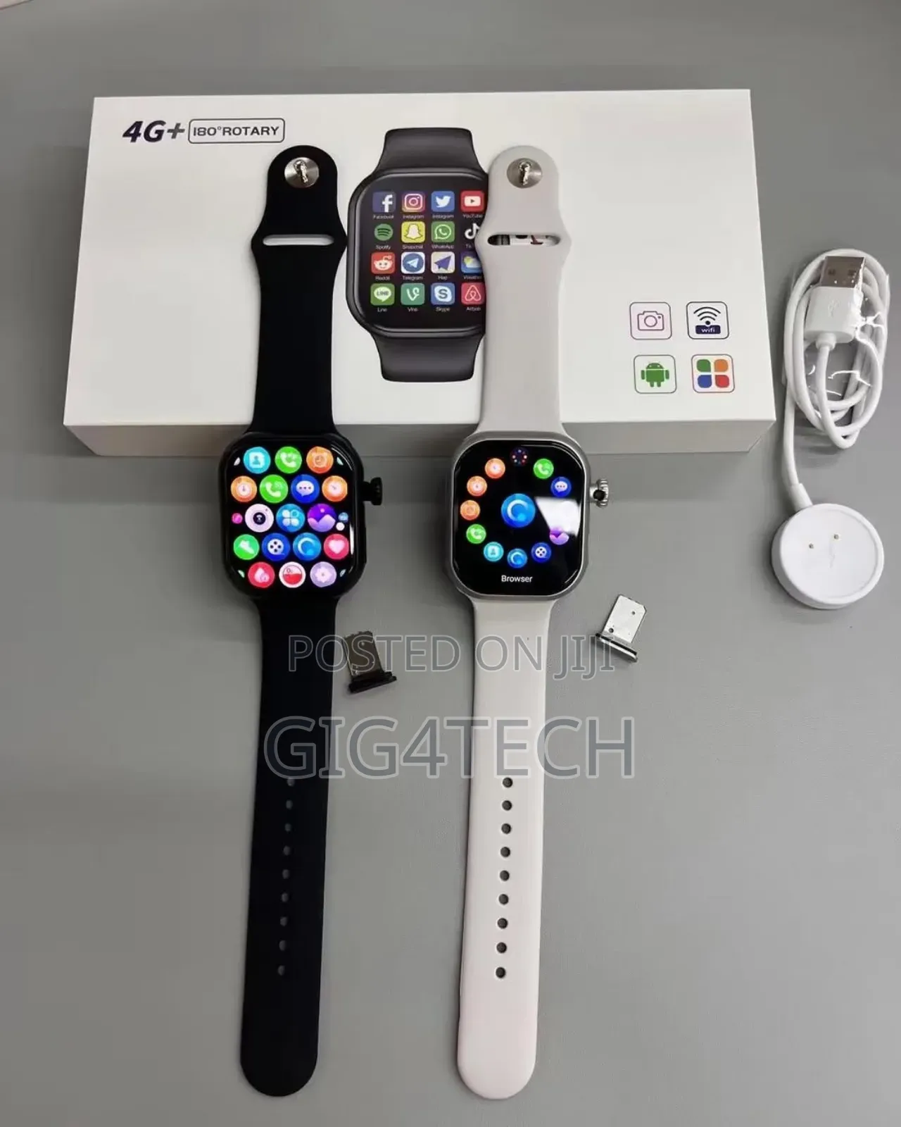 4g Smart Watch Phone With Camera and Sim Support