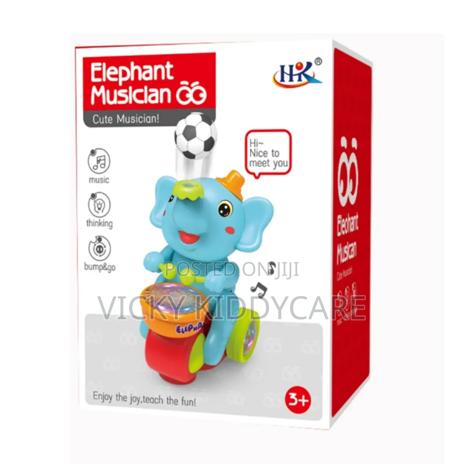 Electronic Musical Elephant Musician Toy