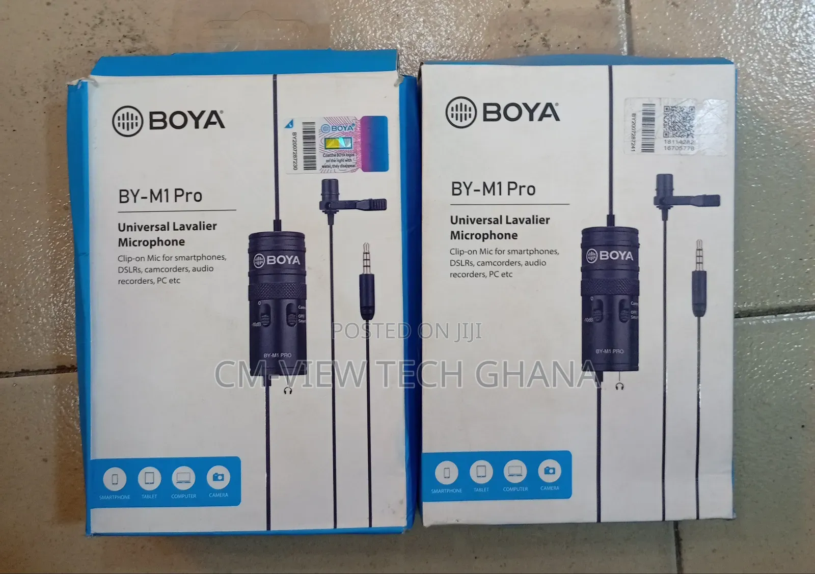 Boya Universal Lavalier Microphone ( Clip-on Mic )