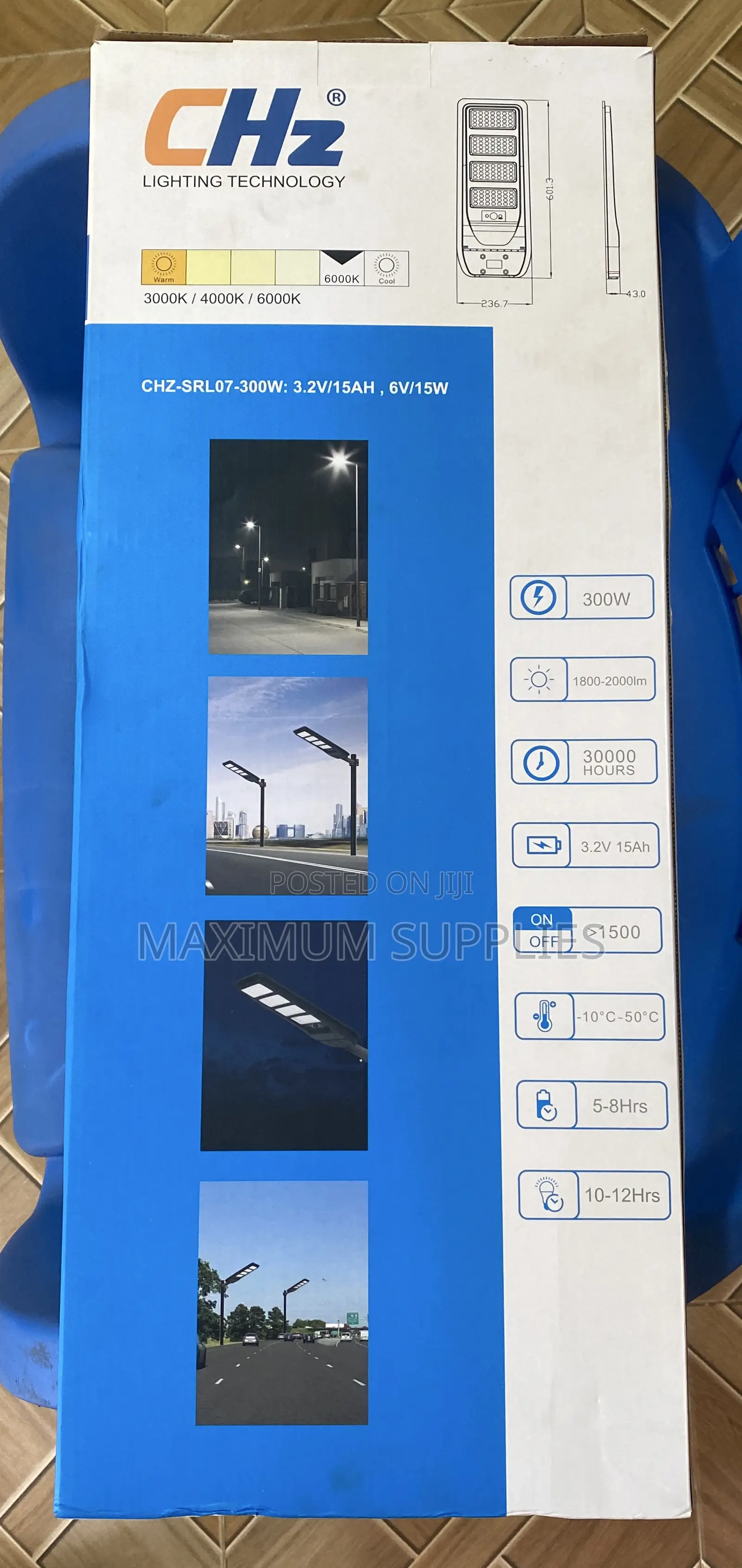 300w Solar Street Light