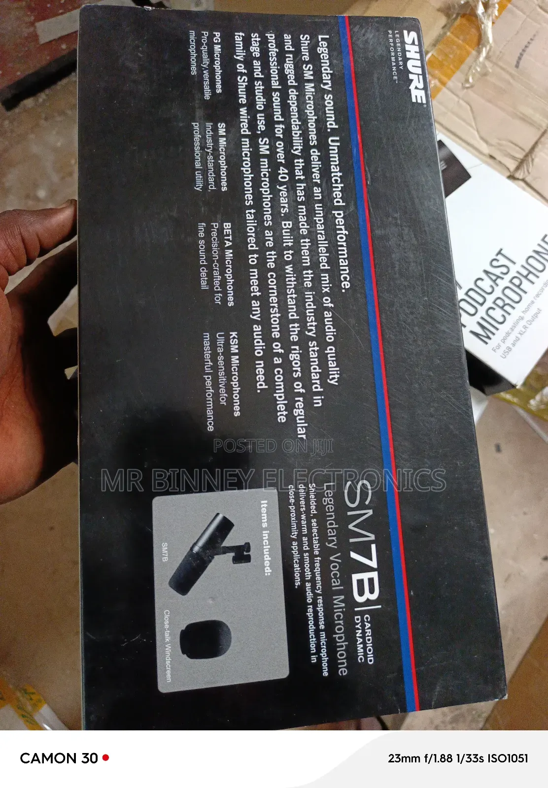 Sm7b New Studio Microphone