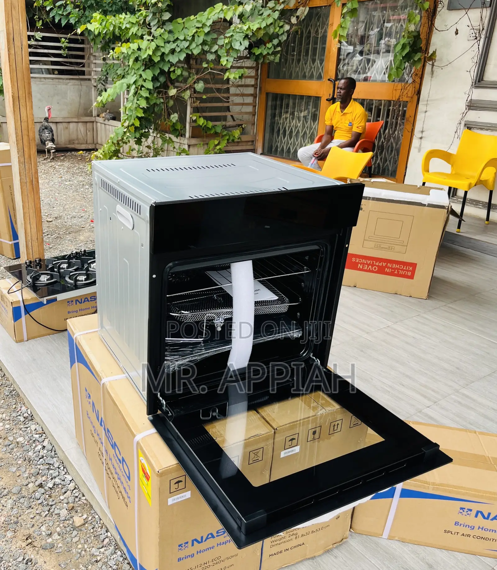 Eco Energy Saving Kenwood 90cm Tempered Glass Oven.