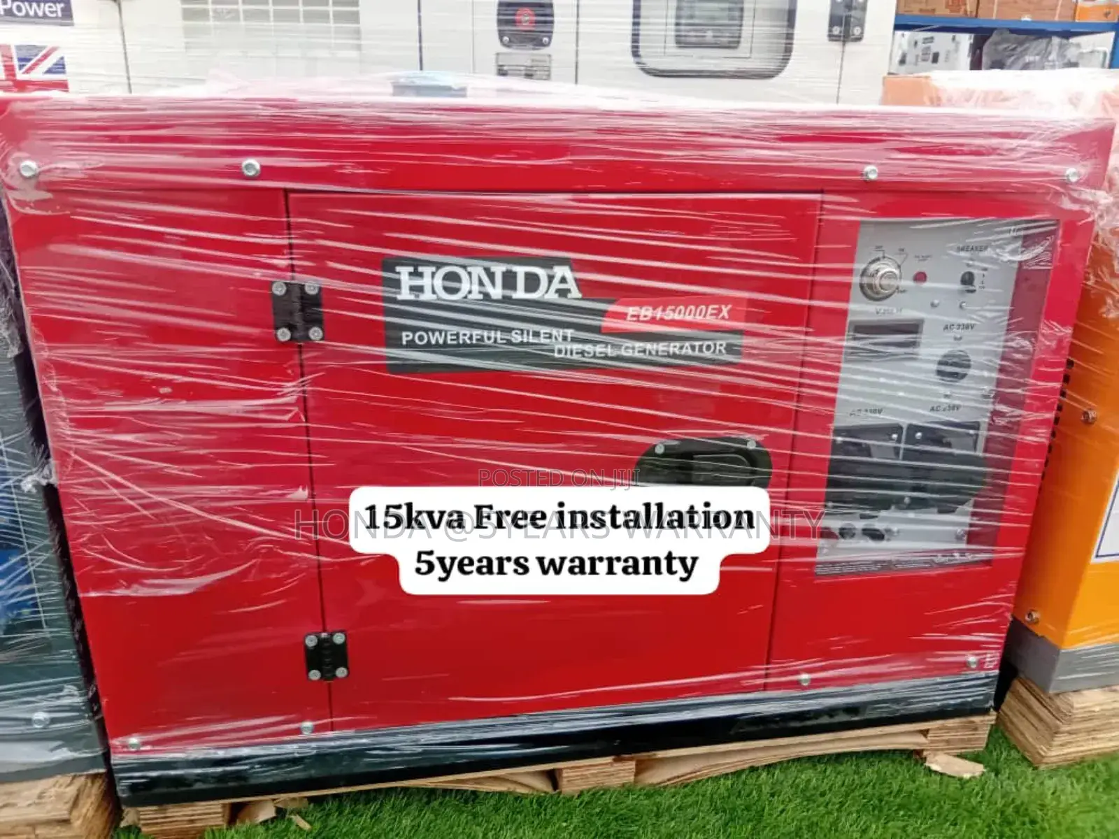 Gen Outside Enclosure Hona 15kva 16500watt Diesel