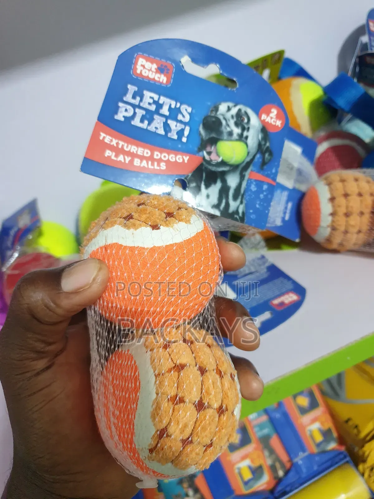 Textured Dog Play Balls