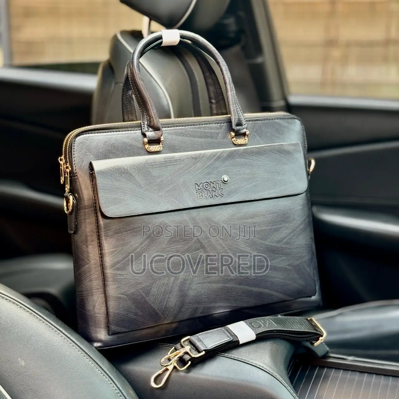 Branded Business Leather Messenger Bag/ Business Travel Bag