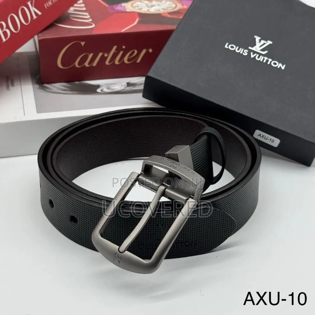 Branded Reversible Belt Genuine Leather Dress Belt