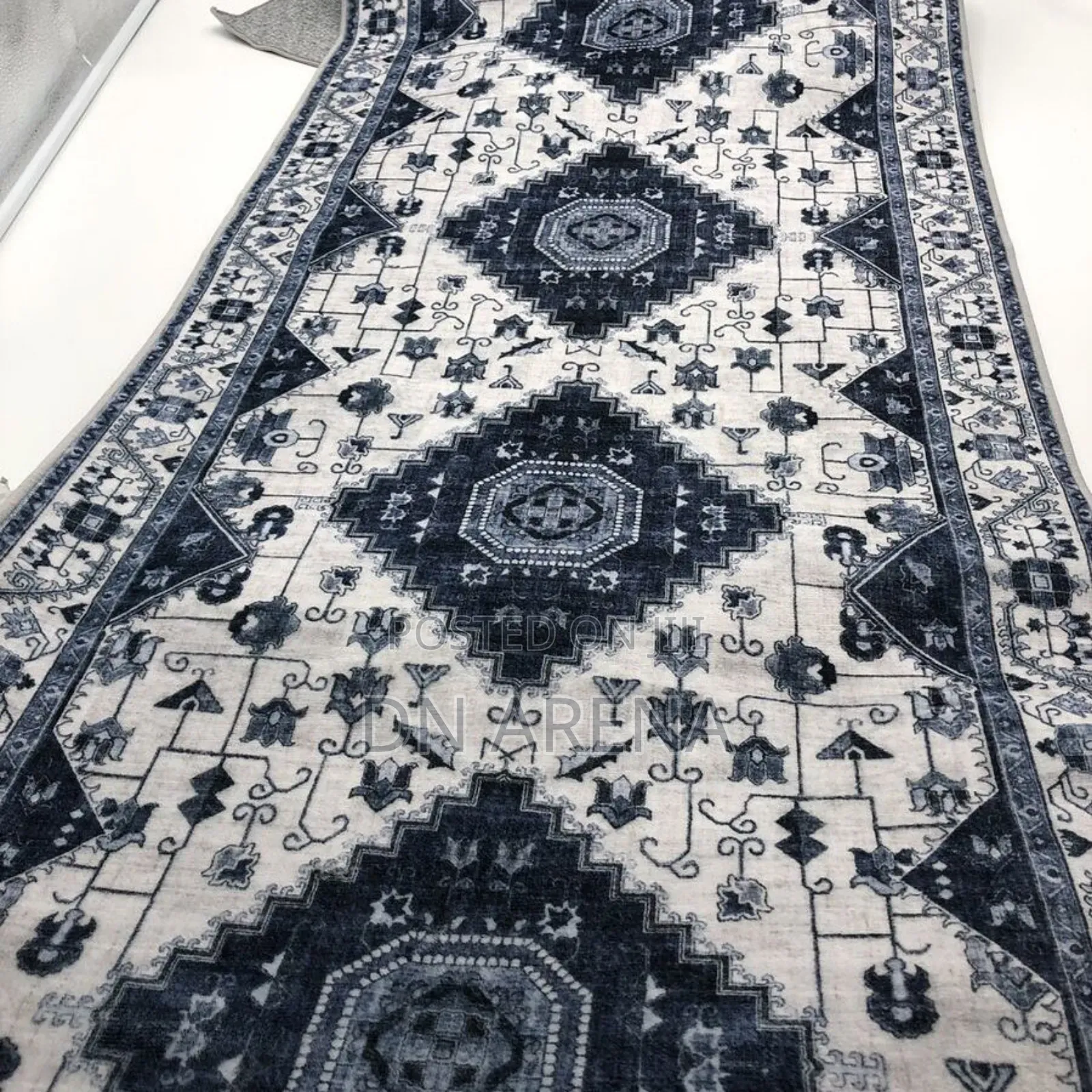 Wyatt Ash Washable Runner Rug 2ft X 6ft