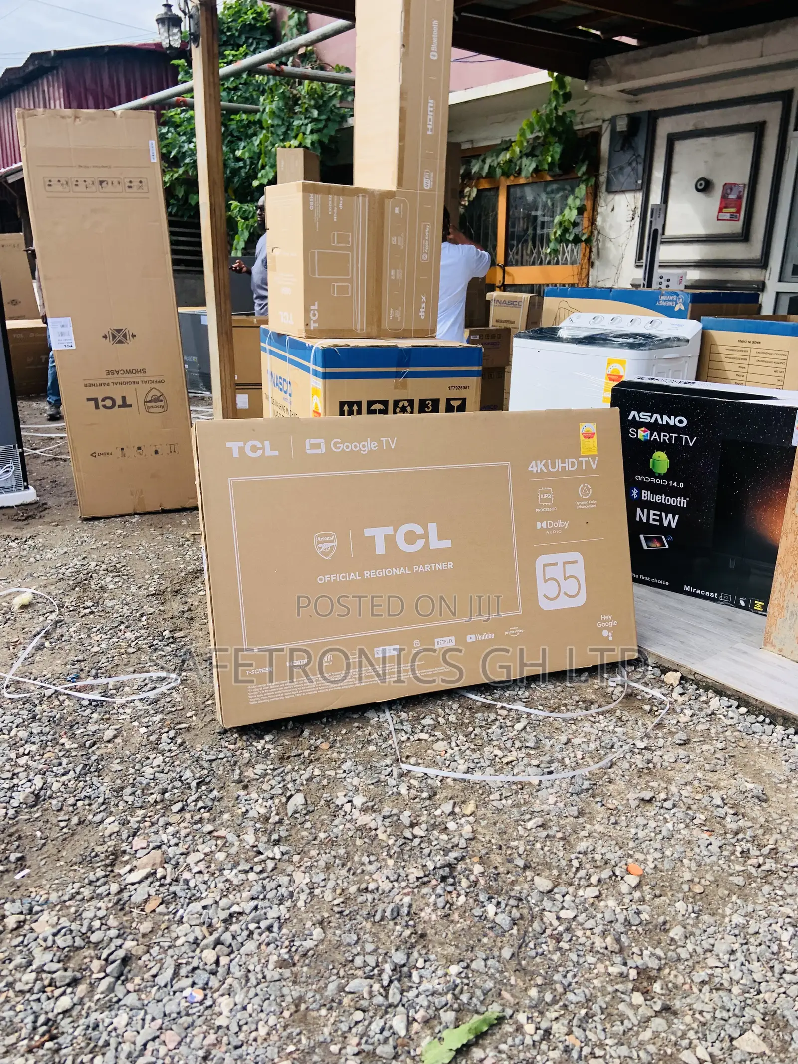 Secure P635 55 Inch Crystal Android Led Smart TCL Tv