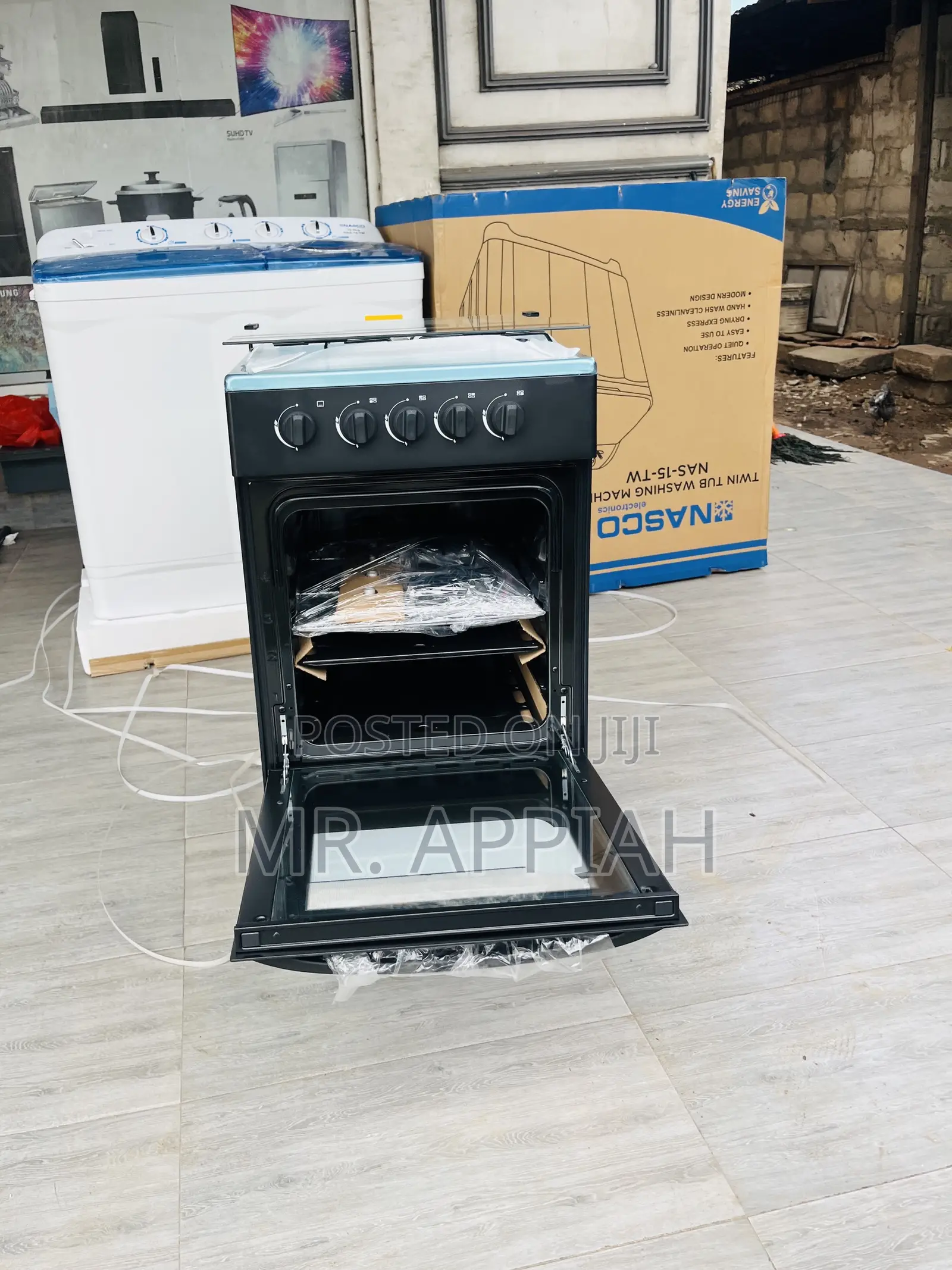 Original Midea Sp5055t082-Bg 50x50 4 Gas Burner With Grill.