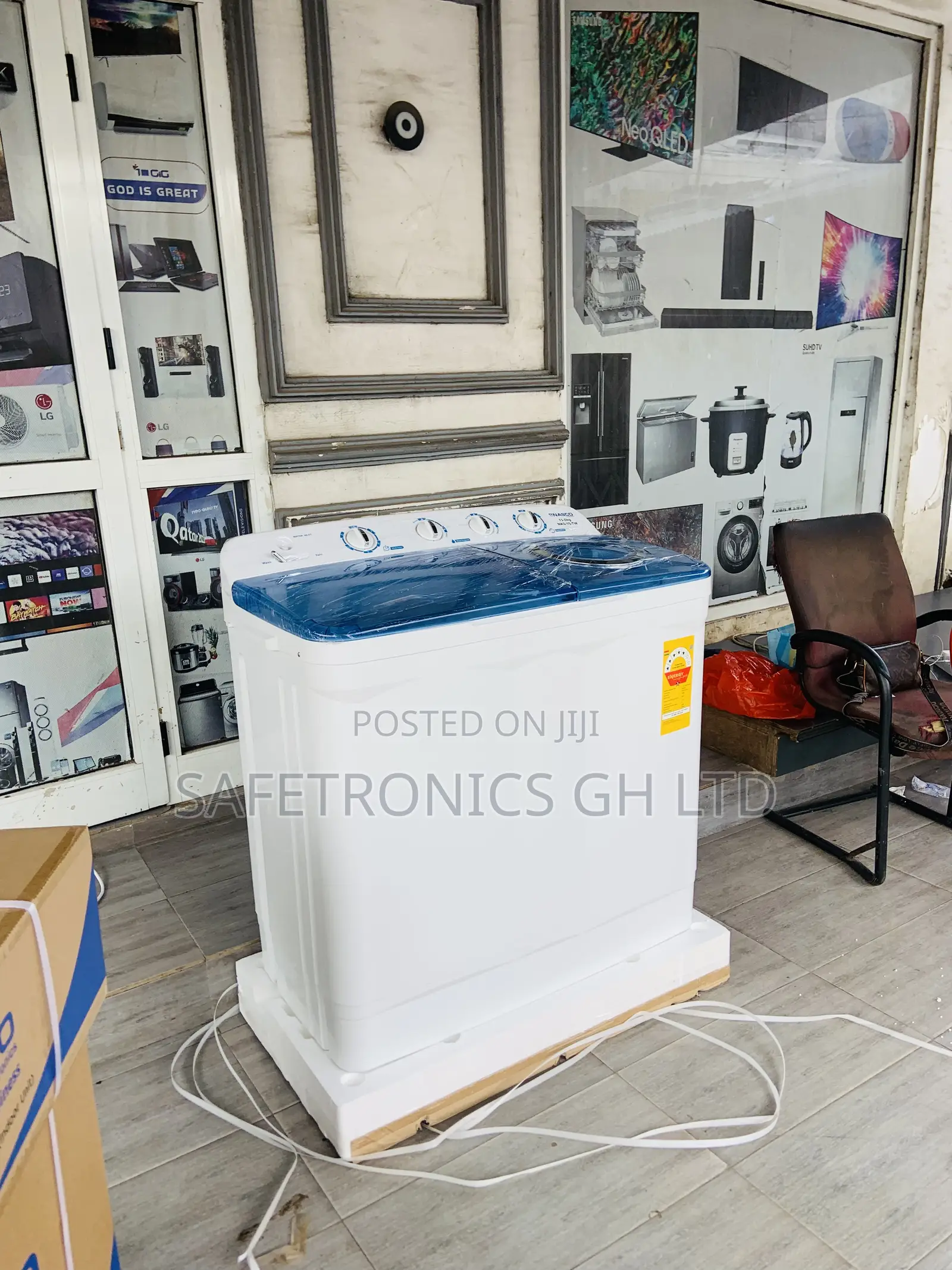 Secure Quality 15kg Topload Semiauto Nasco Washer