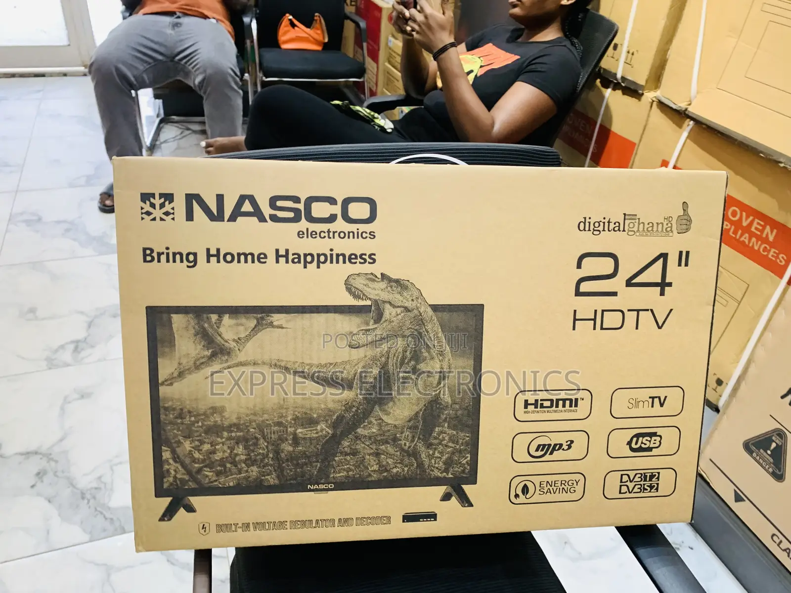 Brand New Nasco 24” Satellite Digital Tv