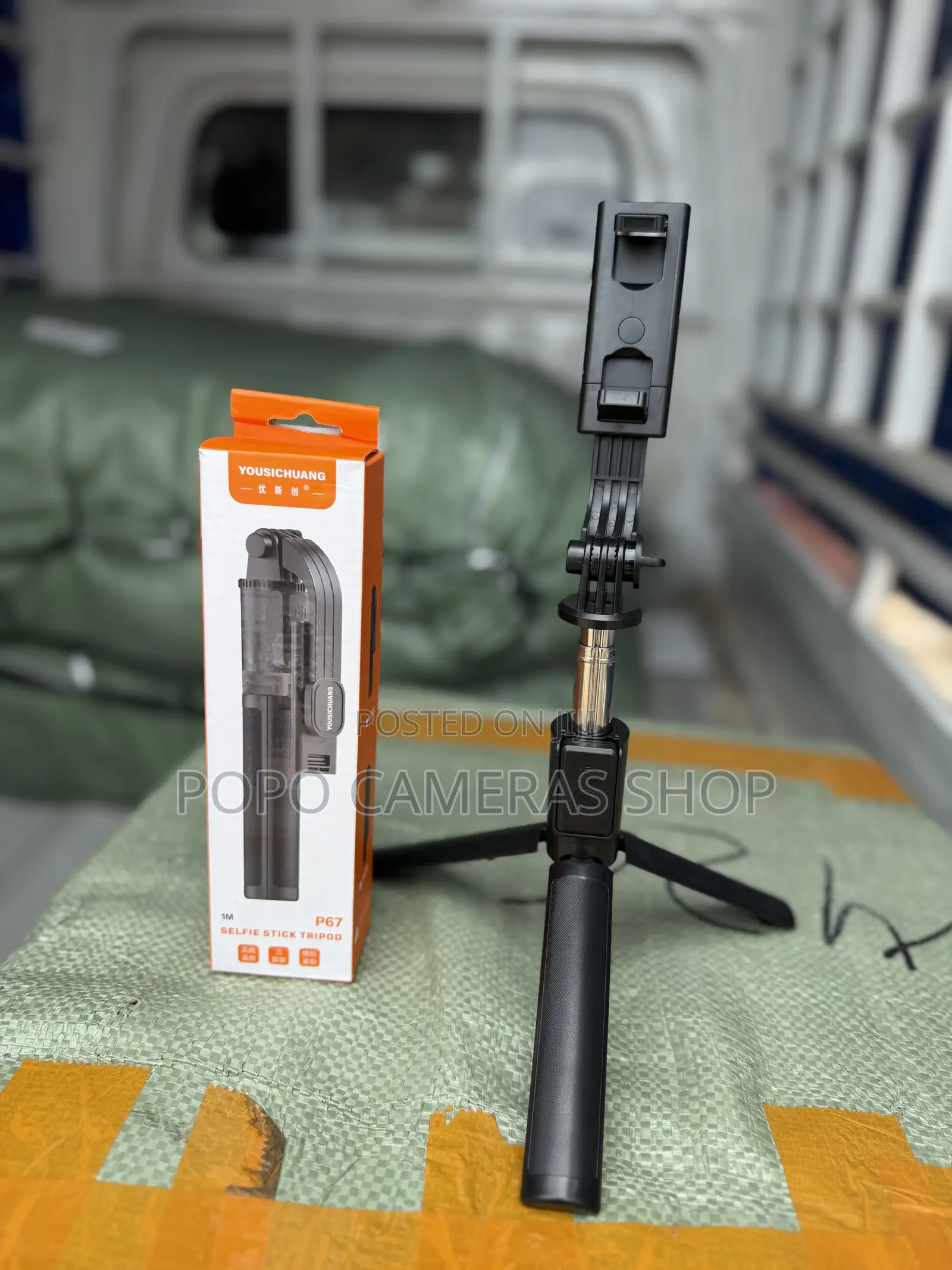 P67 Extendable Selfie Stick With Remote Control