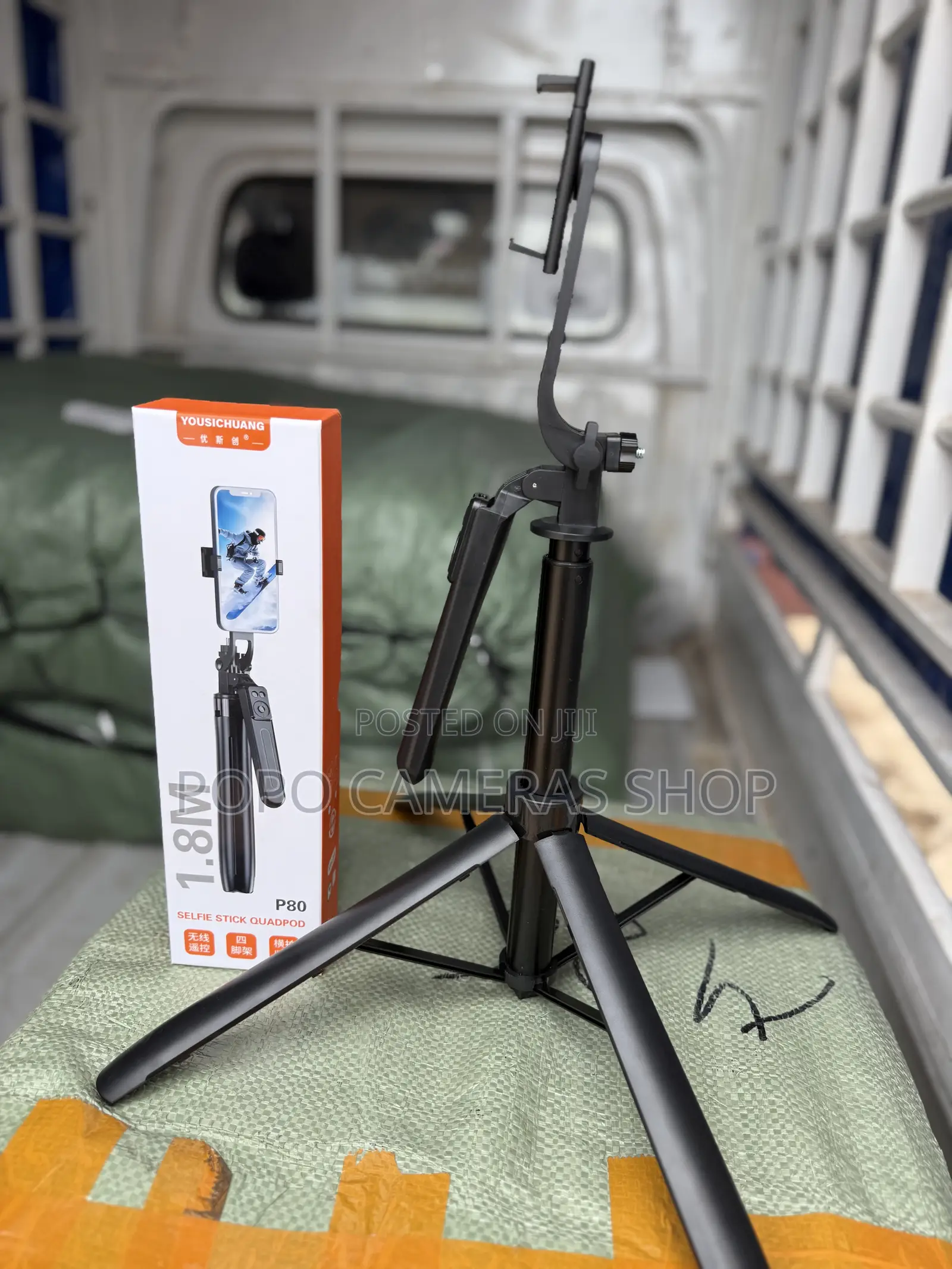 P80 Extendable Selfie Stick With Remote Control