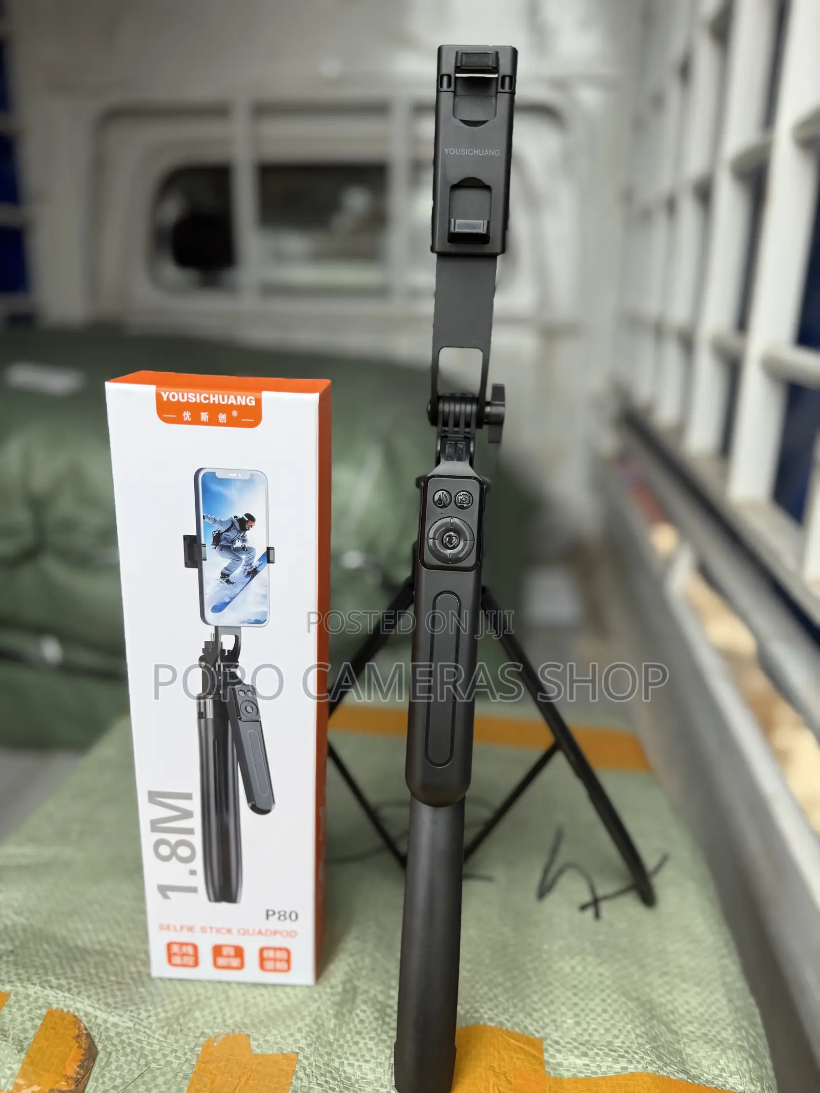 P80 Extendable Selfie Stick With Remote Control