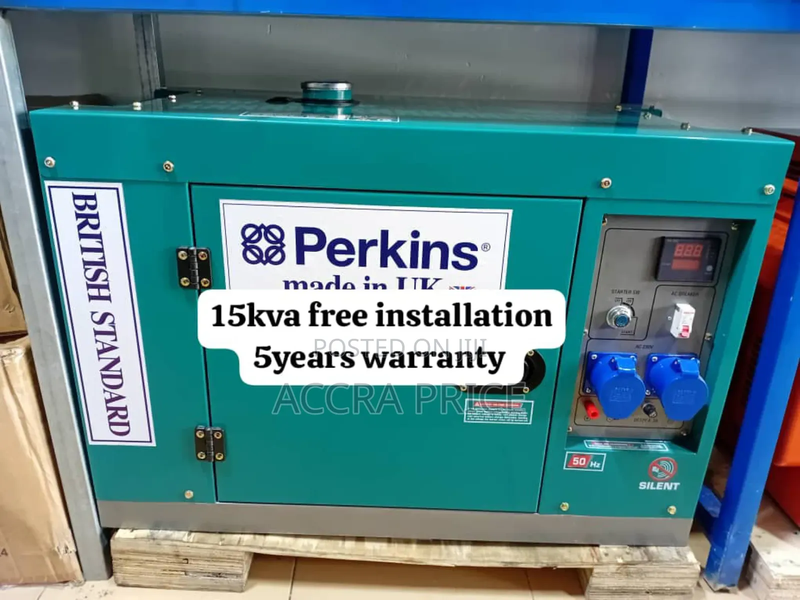 Gen Force Extreme Perkins 15kva 16500watt Diesel Generator