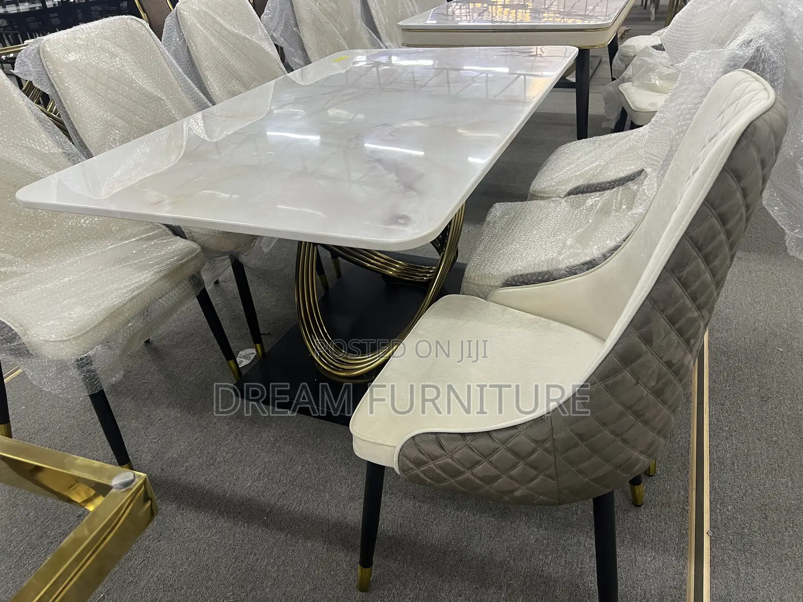 Executive Marble Dining Set(+6)