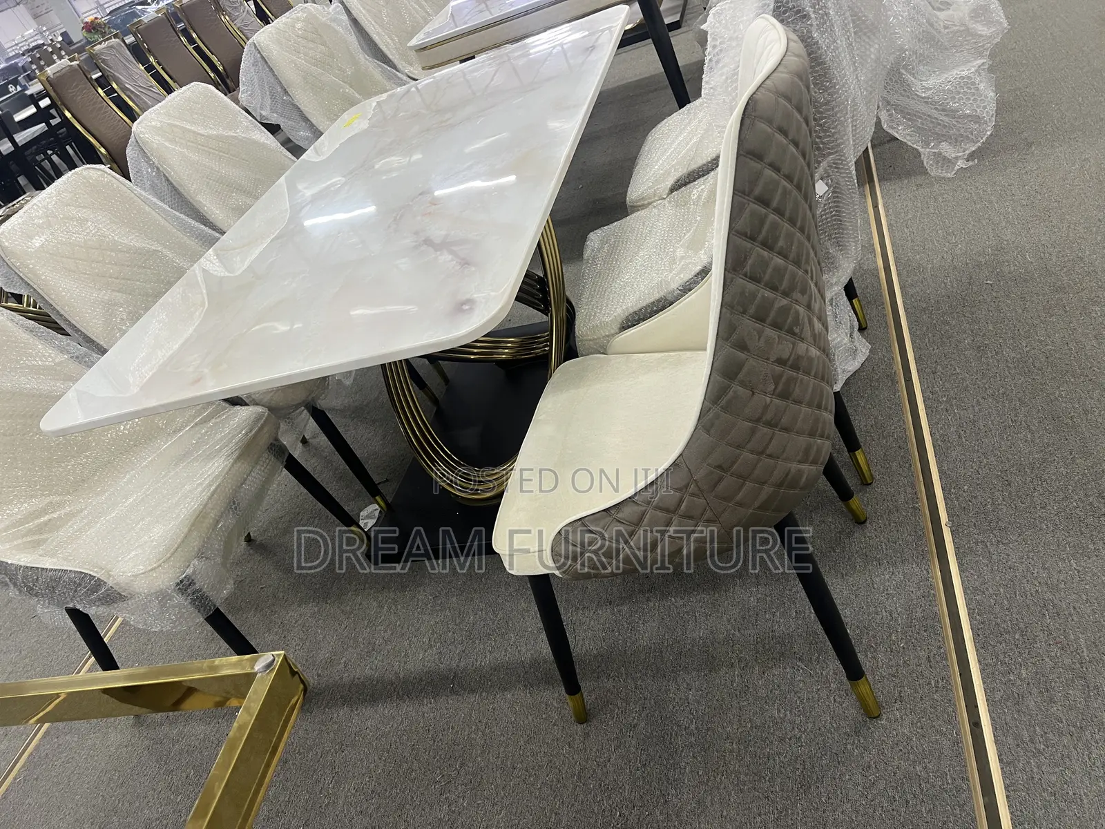 Executive Marble Dining Set(+6)
