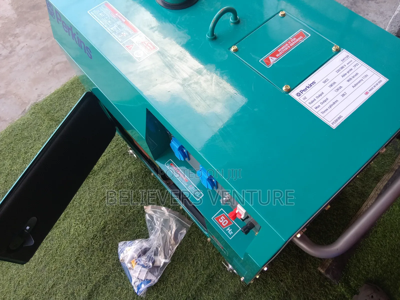 Green Single Phase Perkins Generator 10kva Generator