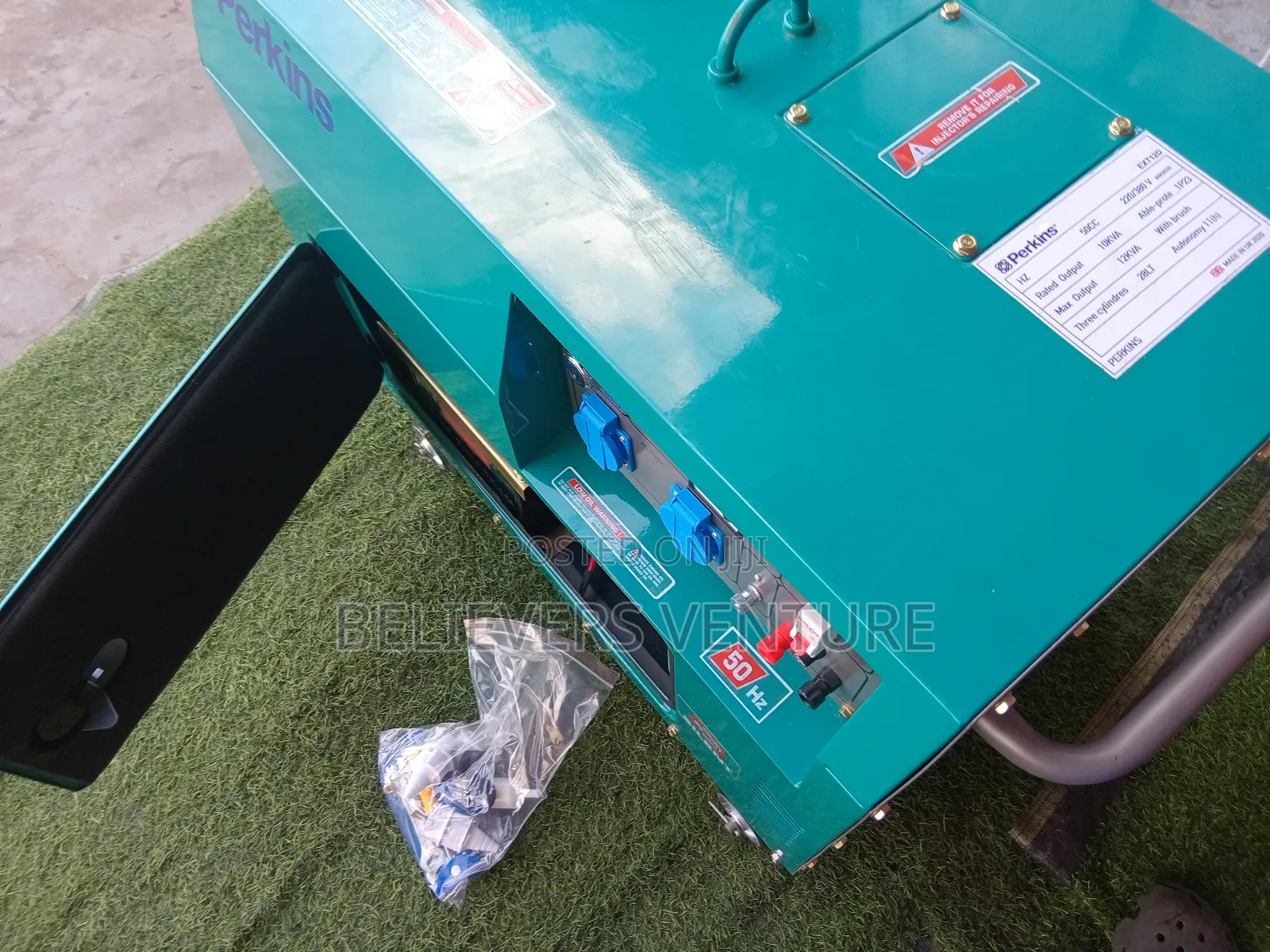 Green Single Phase Perkins Generator 10kva Generator