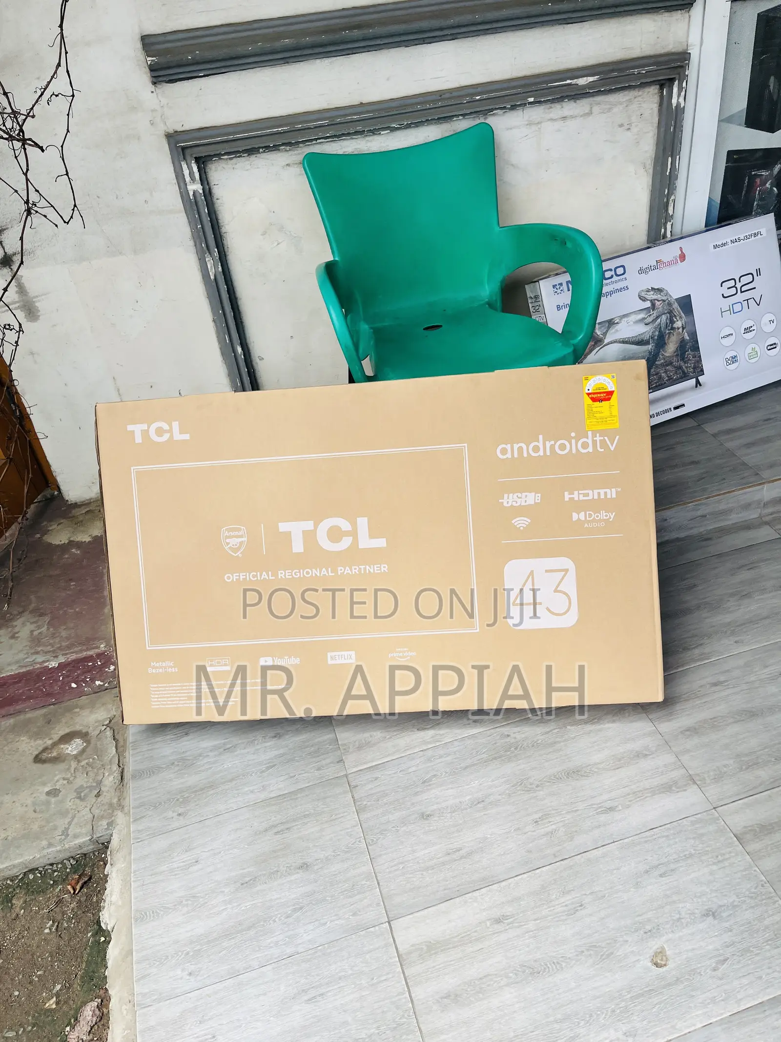  Original TCL 43s4500 43 Inch Smart Television.