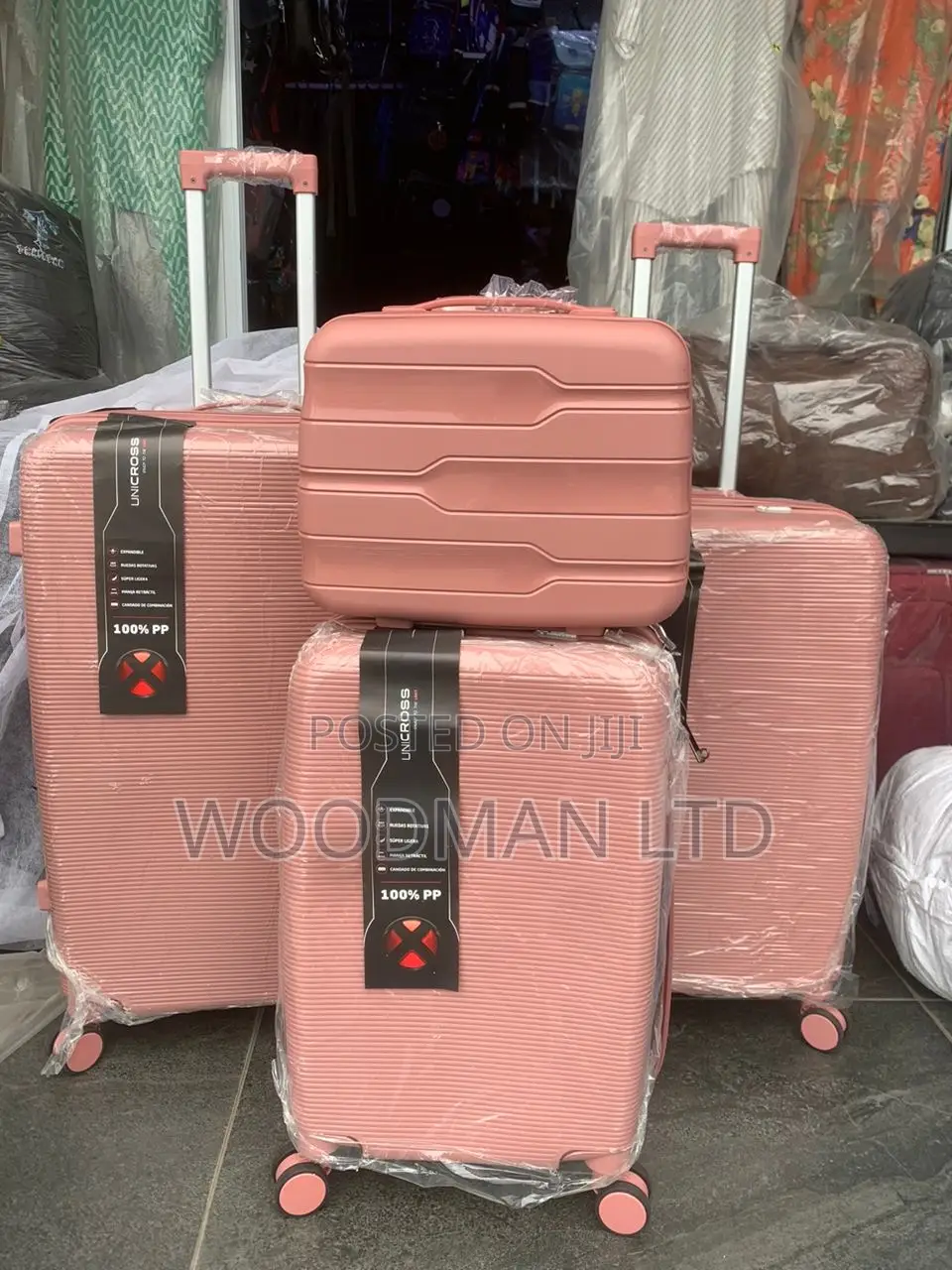 Travel Luggage Bag, 4set Anti Crack