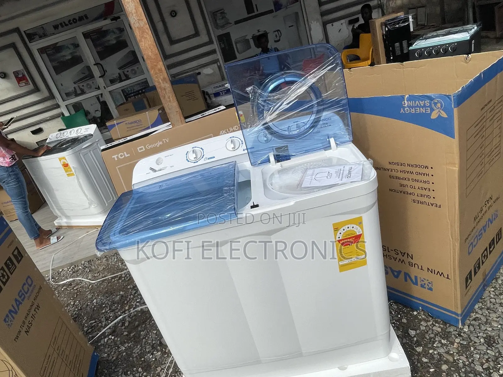 Diamond Drum Nasco 15kg Twin Tub Washing Machine