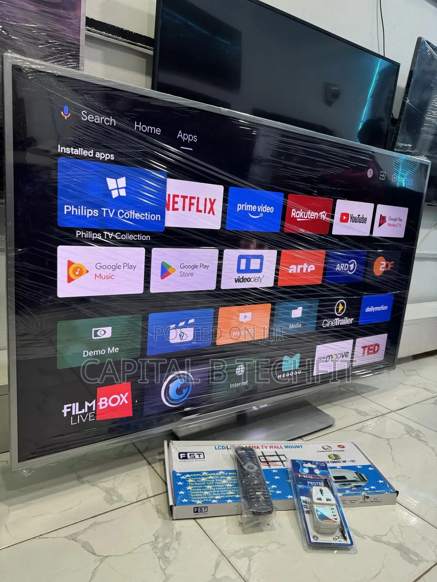 55inches Full Digital Satellite Android Uhd Phillps Tv