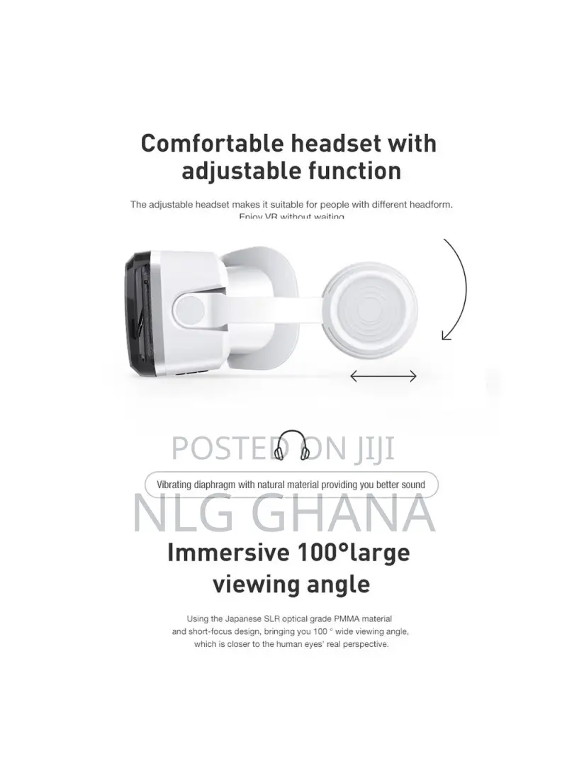 3d Vr Glasses With Earphones Bluetooth Virtual Tvx17874