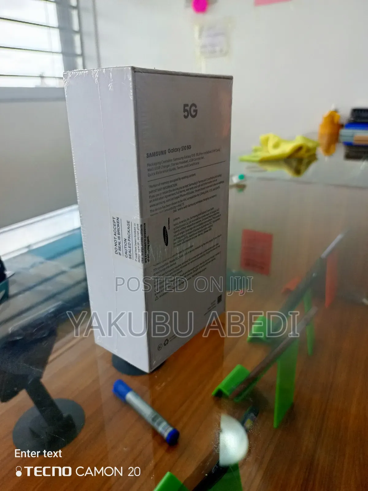 New Samsung Galaxy S10 5G 256 GB Black