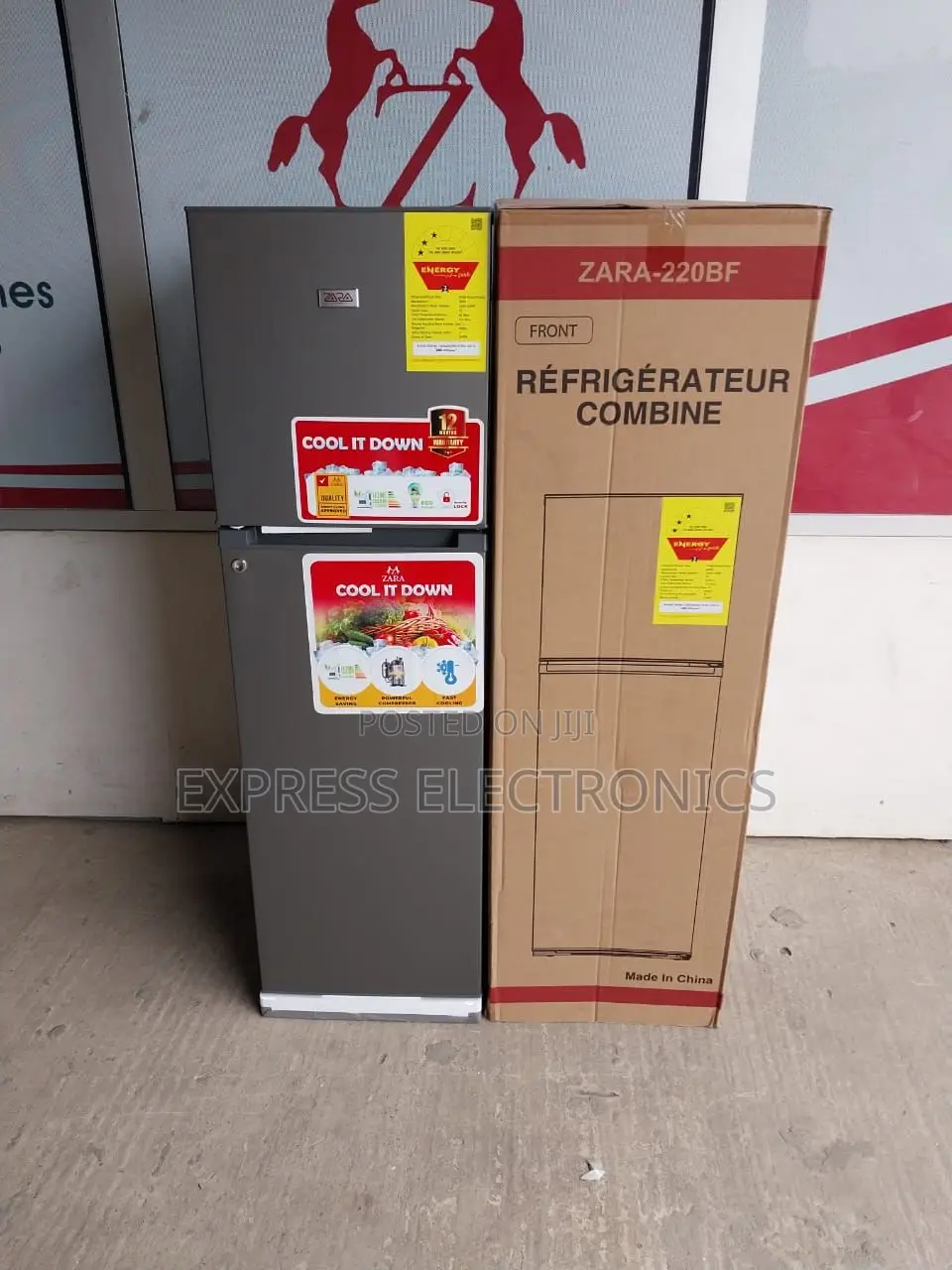 Text Us for Your Zara -22bf Double Door Fridge
