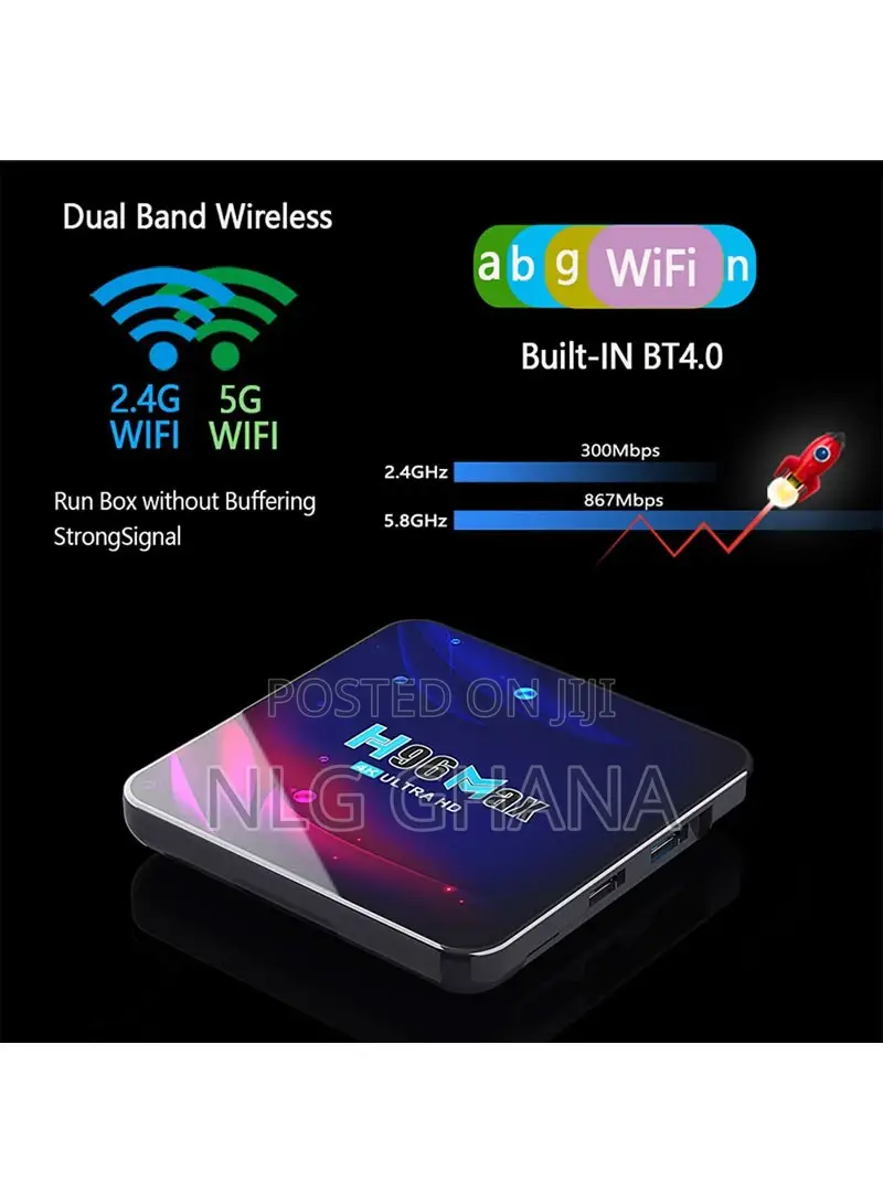 Android 11 Smart Tv Box Eu Plug Hd Wifi 2.4g / 5 Tvx9712