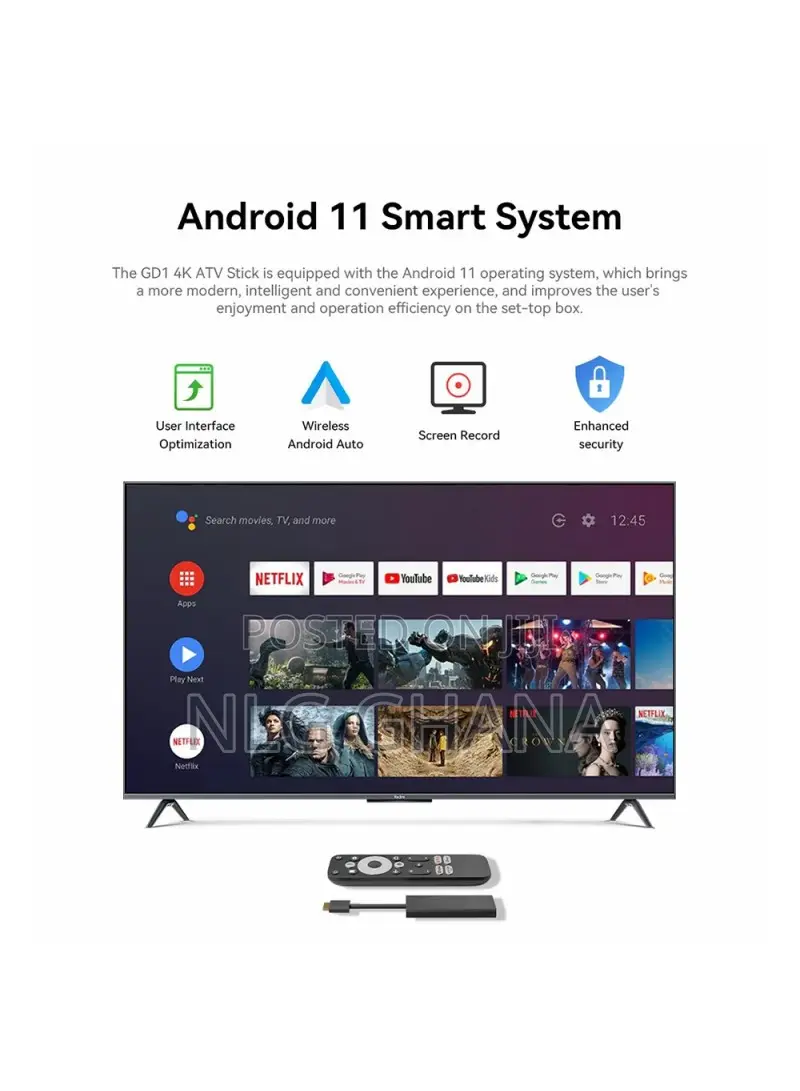 Android Tv Stick Hd Streaming Device Google Chro Tvx22117
