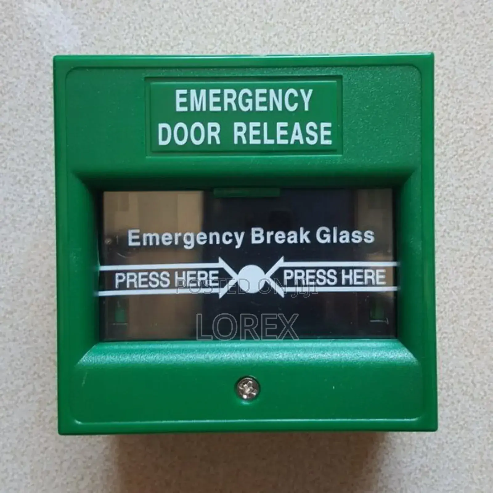 Emergency Break Glass or Emergency Door Release
