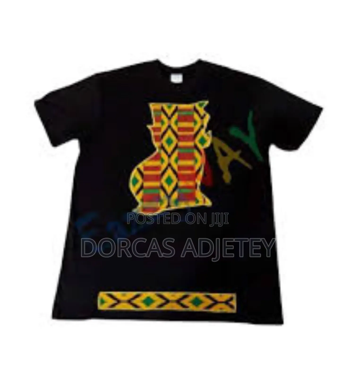 Plain T-Shirts and T-Shirt Designs With African Fabric