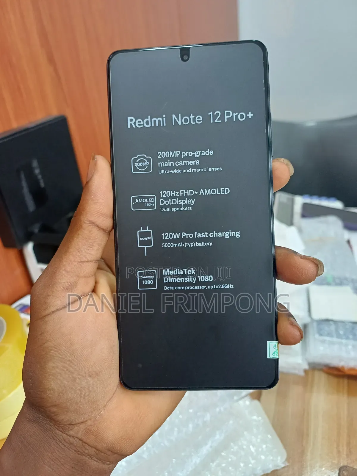 New Xiaomi Redmi Note 12 Pro+ 256 GB Black