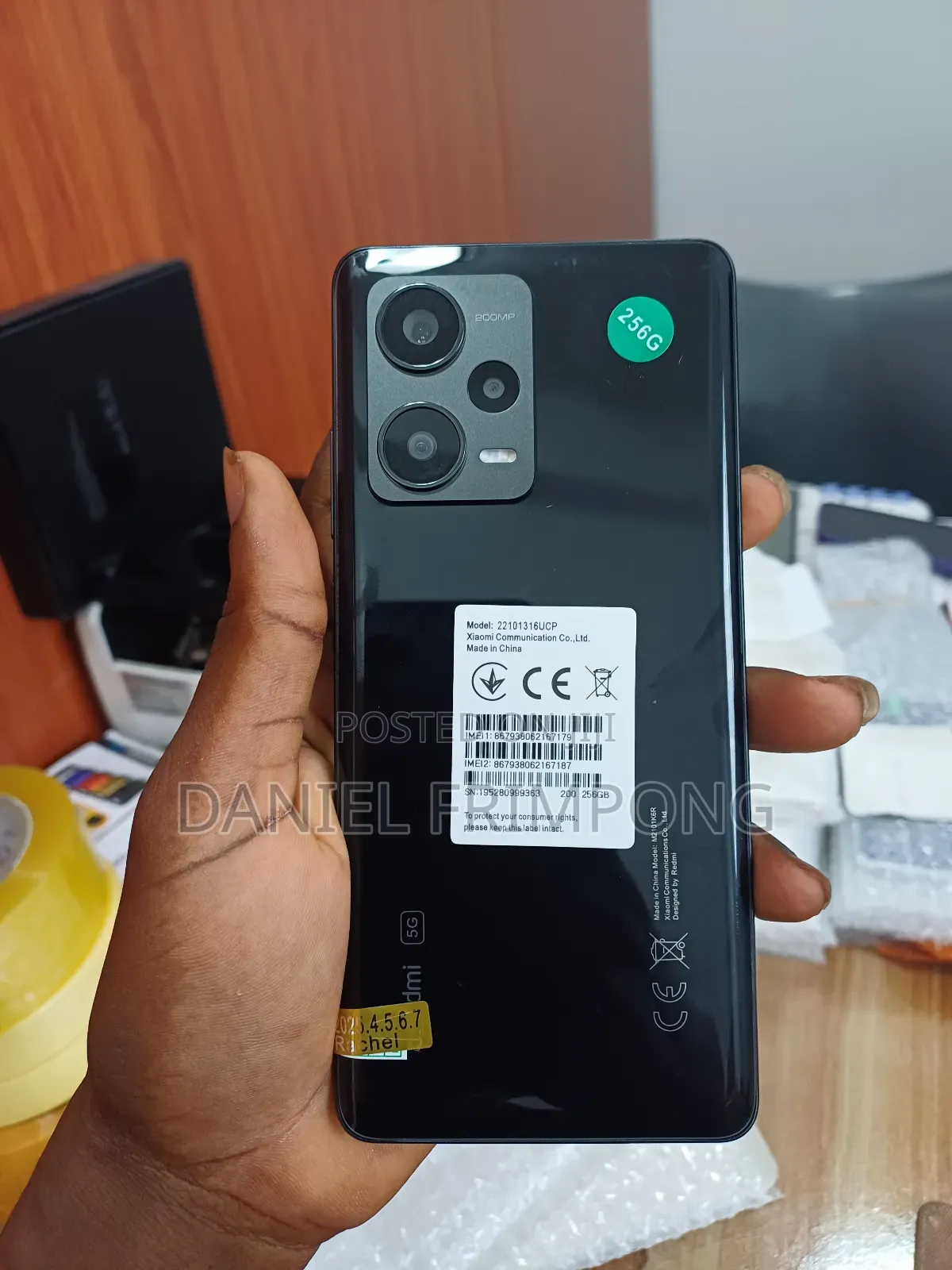 New Xiaomi Redmi Note 12 Pro+ 256 GB Black