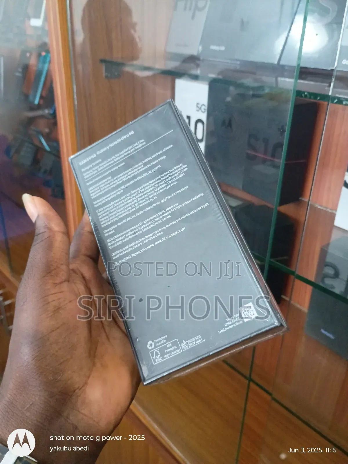 New Samsung Galaxy Note 20 Ultra 5G 128 GB Black