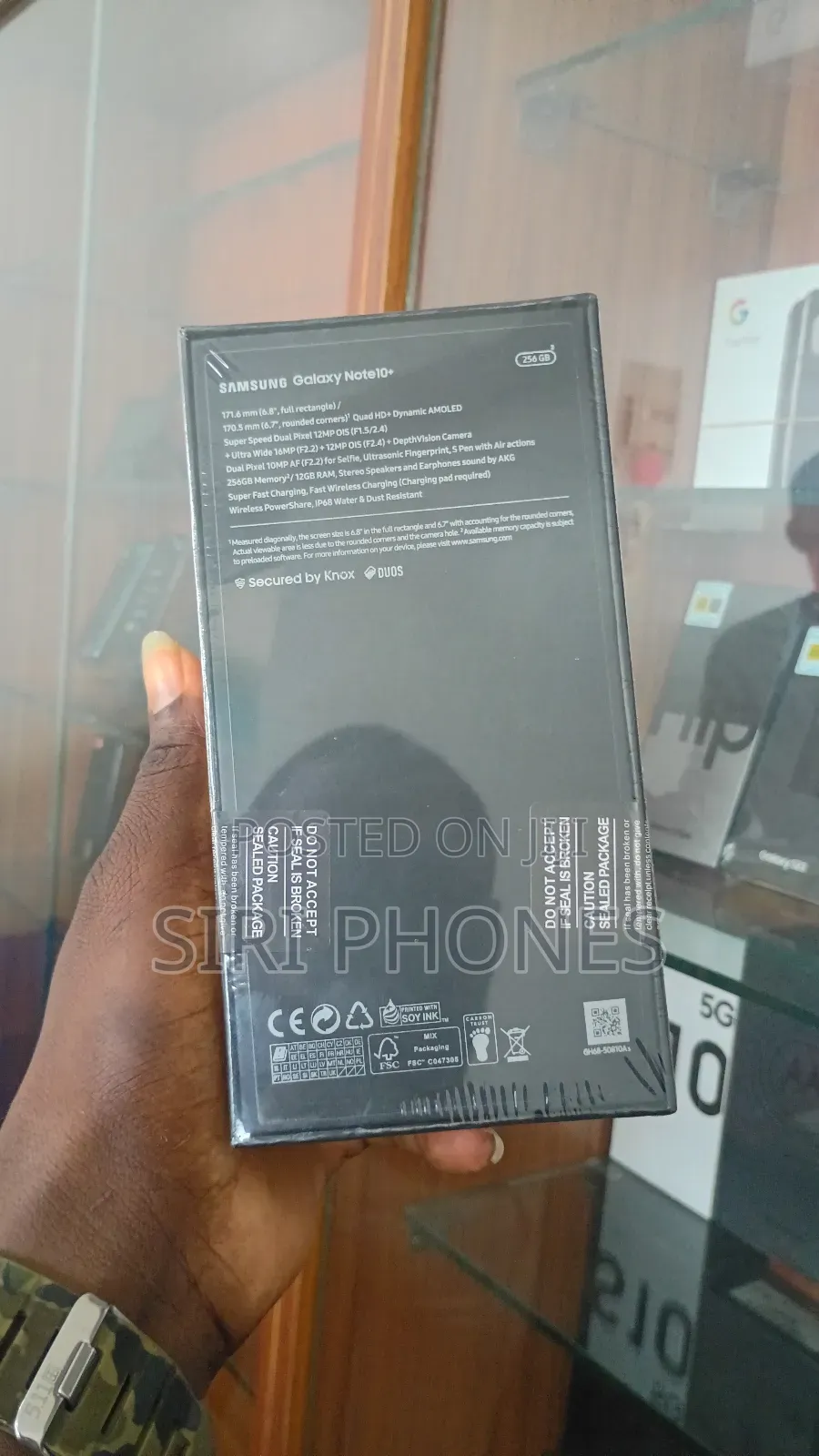 New Samsung Galaxy Note 10 Plus 5G 256 GB Black