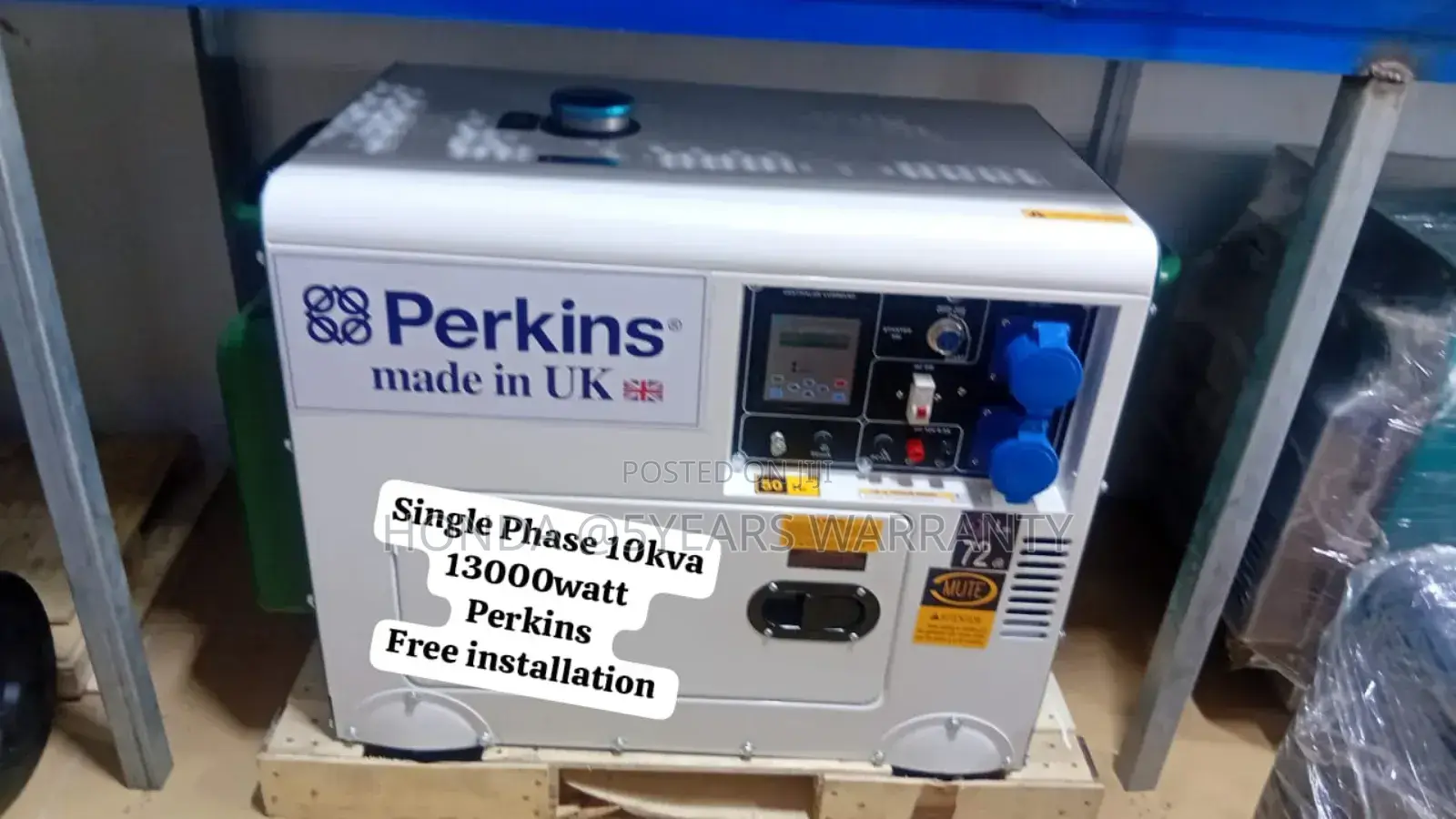 Energy Audits Service Perkins 10kva 13000watt Generator 10kv