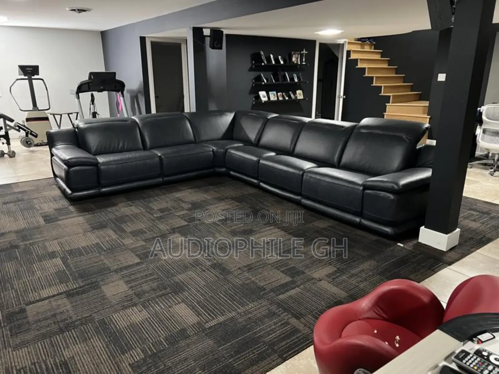 Macy's Furniture Daisley Leather Sofa With 2 Power Recliners